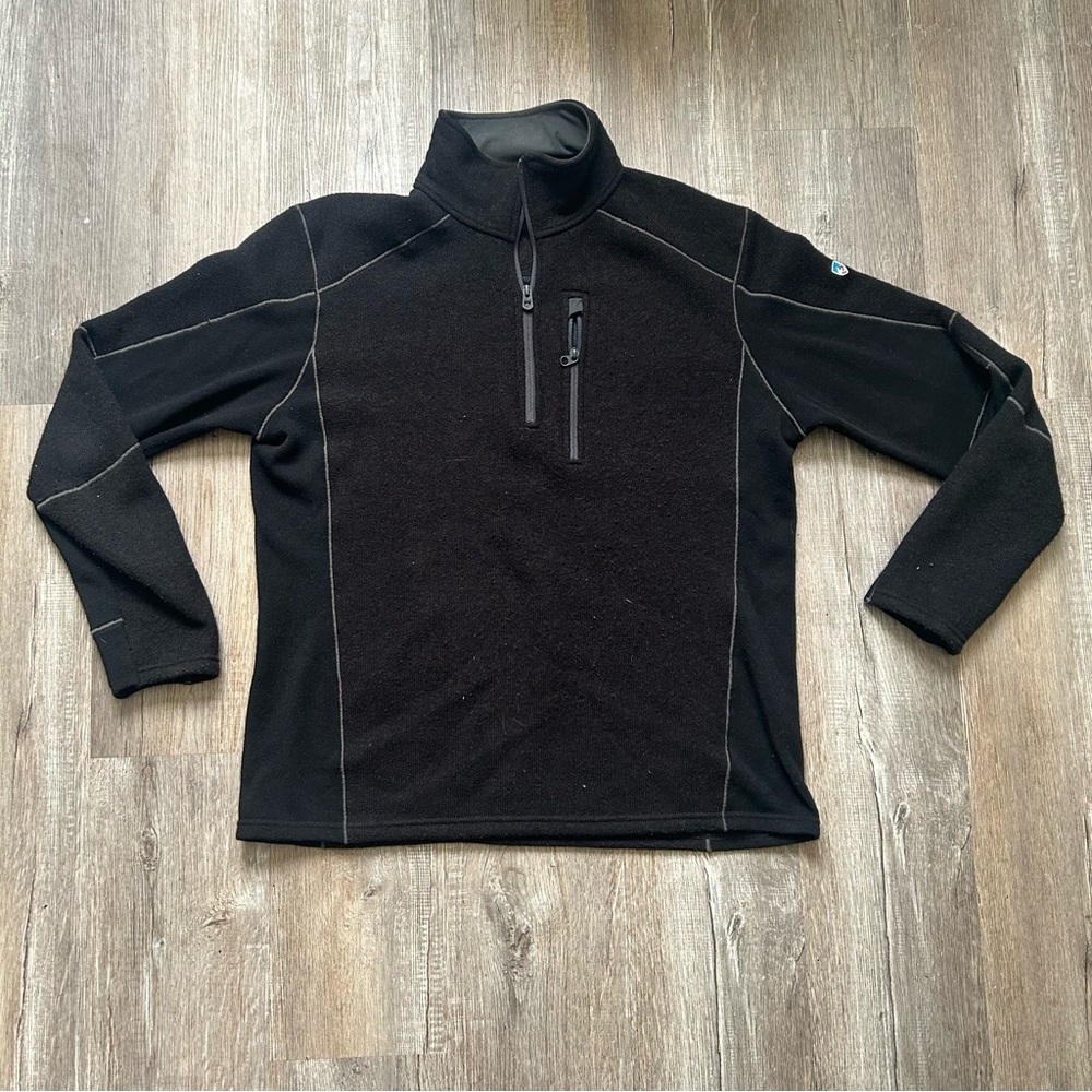 Men's Black Fleece Jacket